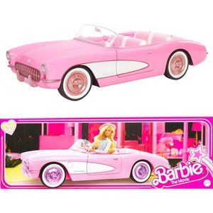 Barbie The Movie Collectible Car, Pink Corvette Convertible